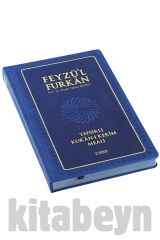 Feyzü'l Furkan Tefsirli Kuranı Kerim Meali Lacivert(CEP BOY-SADECE MEAL-CİLTLİ)