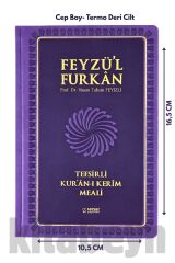 Feyzü'l Furkan Tefsirli Kuran-ı Kerim Meali Lila(CEP BOY-SADECE MEAL-CİLTLİ)